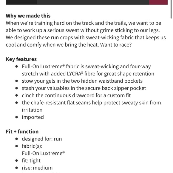 EUC - Lululemon bundle - crops and matching tank - Picture 5 of 12